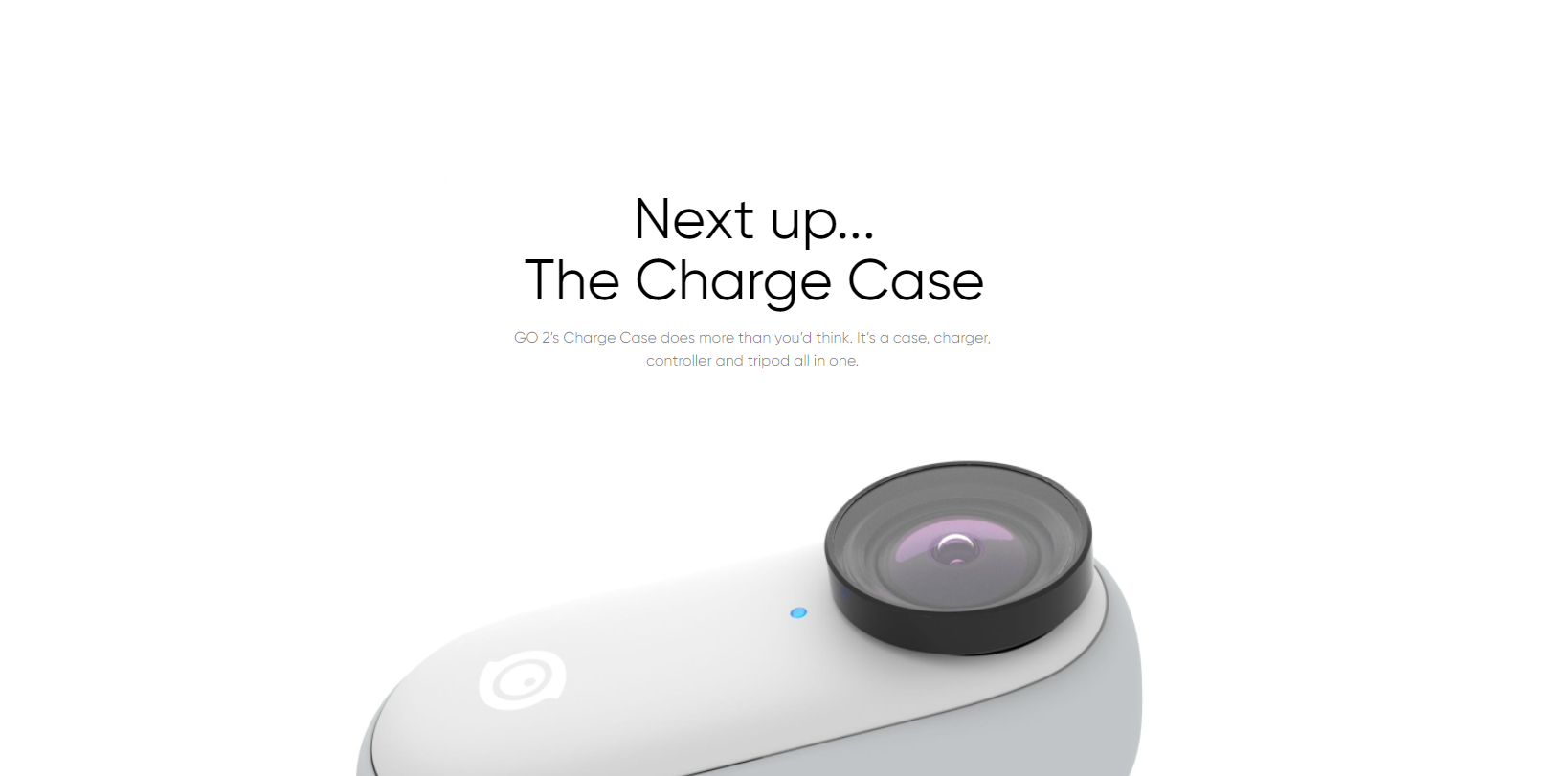 Insta360 GO 2 landing page features