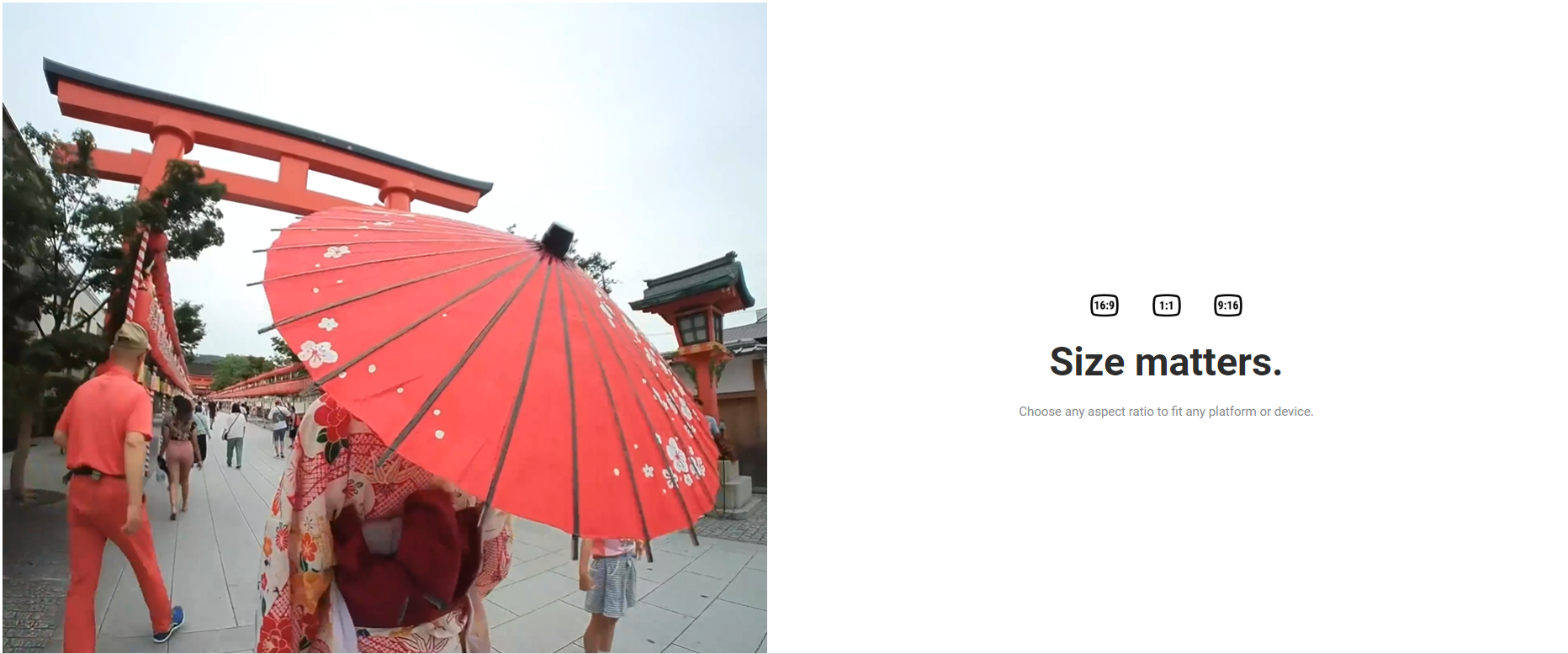 Insta360 GO landing page specs